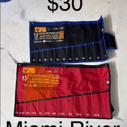 BULL TOOLS  Pocket Wrench & Tool Roll Up Pouch Organizer Bag Waterproof Ballistic Polyester