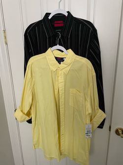 Mens Button Down Shirts, Set Of 2, Size XL, BRAND NEW