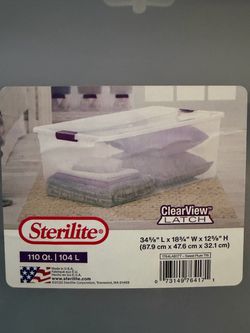 Large Clear Storage Bin