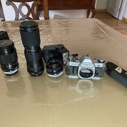 Old camera equipment 