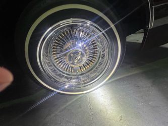 13x7 spoke wheels with tires