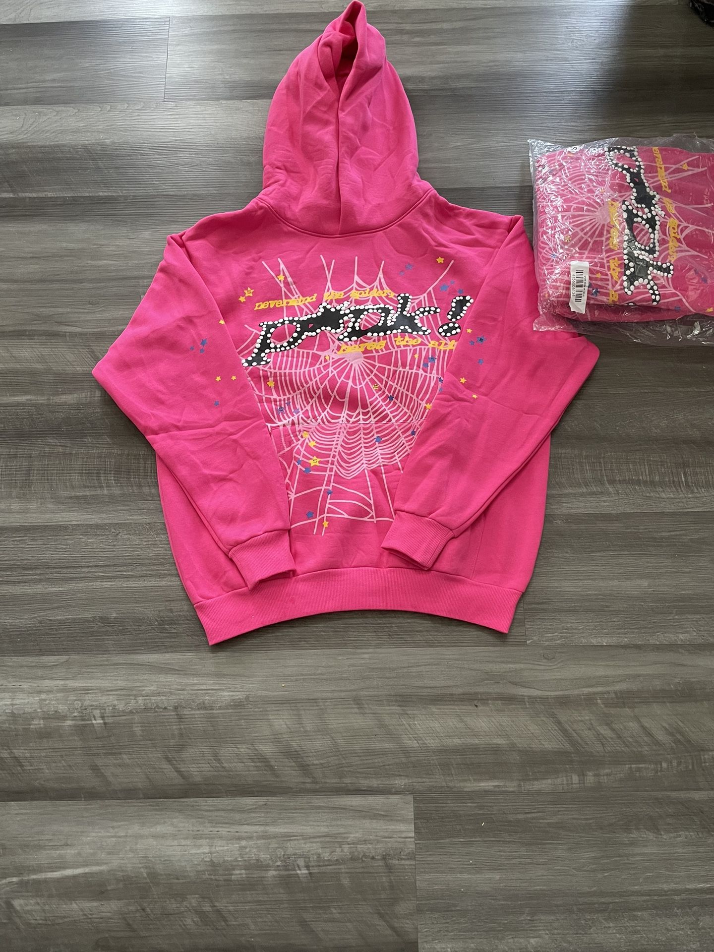 Sp5der Hoodie Pink 