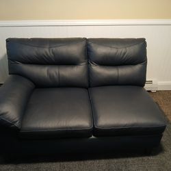Love Seat With Attached Reclining Seat