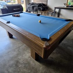 Imperial International 2-Piece Slate Pool Table Full Size 7.5 FT – Complete Set With Accessories