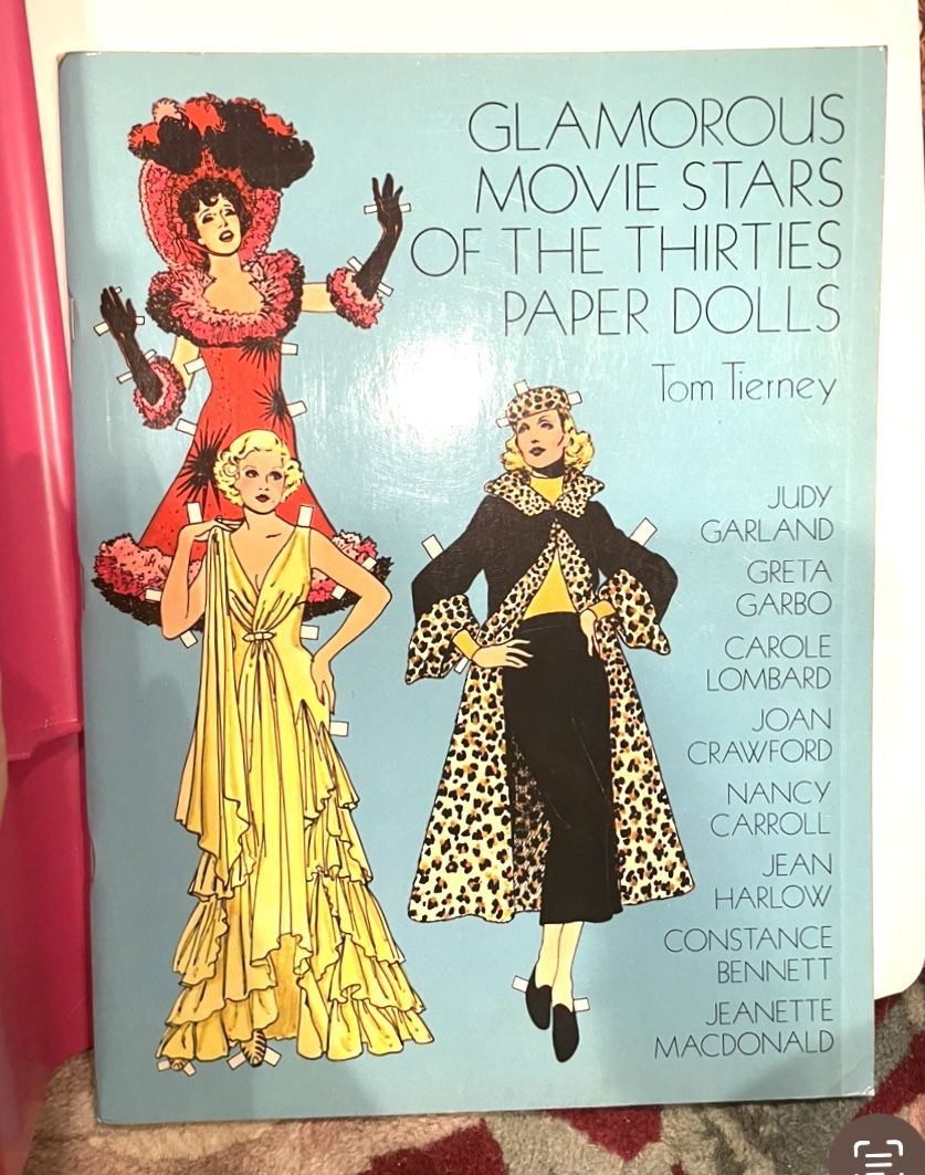Uncut Glamorous Movie Star Paper Doll Book