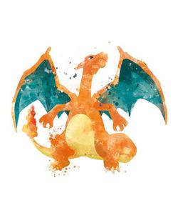 NINTENDO SWITCH 3DS POKÉMON CHARIZARD ART PRINT