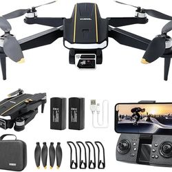 Brushless Motor Drone with Camera for Beginners, CHUBORY A68 WiFi FPV Quadcopter with 1080P HD Camera, Auto Hover, 3D Flips, Headless Mode, Trajectory
