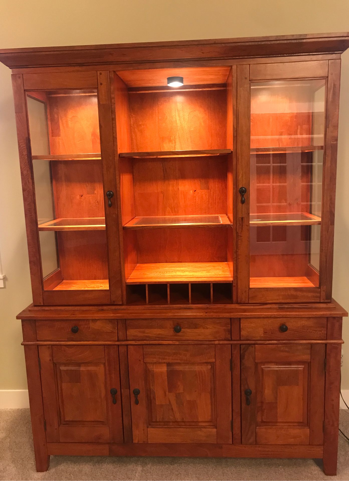 Beautiful Koa Wood Hutch