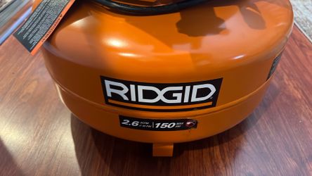 BRAND NEW 6 Gal. 150 PSI Portable Electric Oil-Free Jobsite Pancake Air Compressor with Dual Pressure Gauges and 2-Quick Couplers