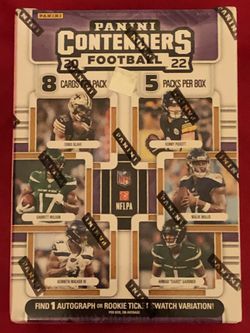 Brand New & Sealed 2022 Panini Contenders Football Blaster Box