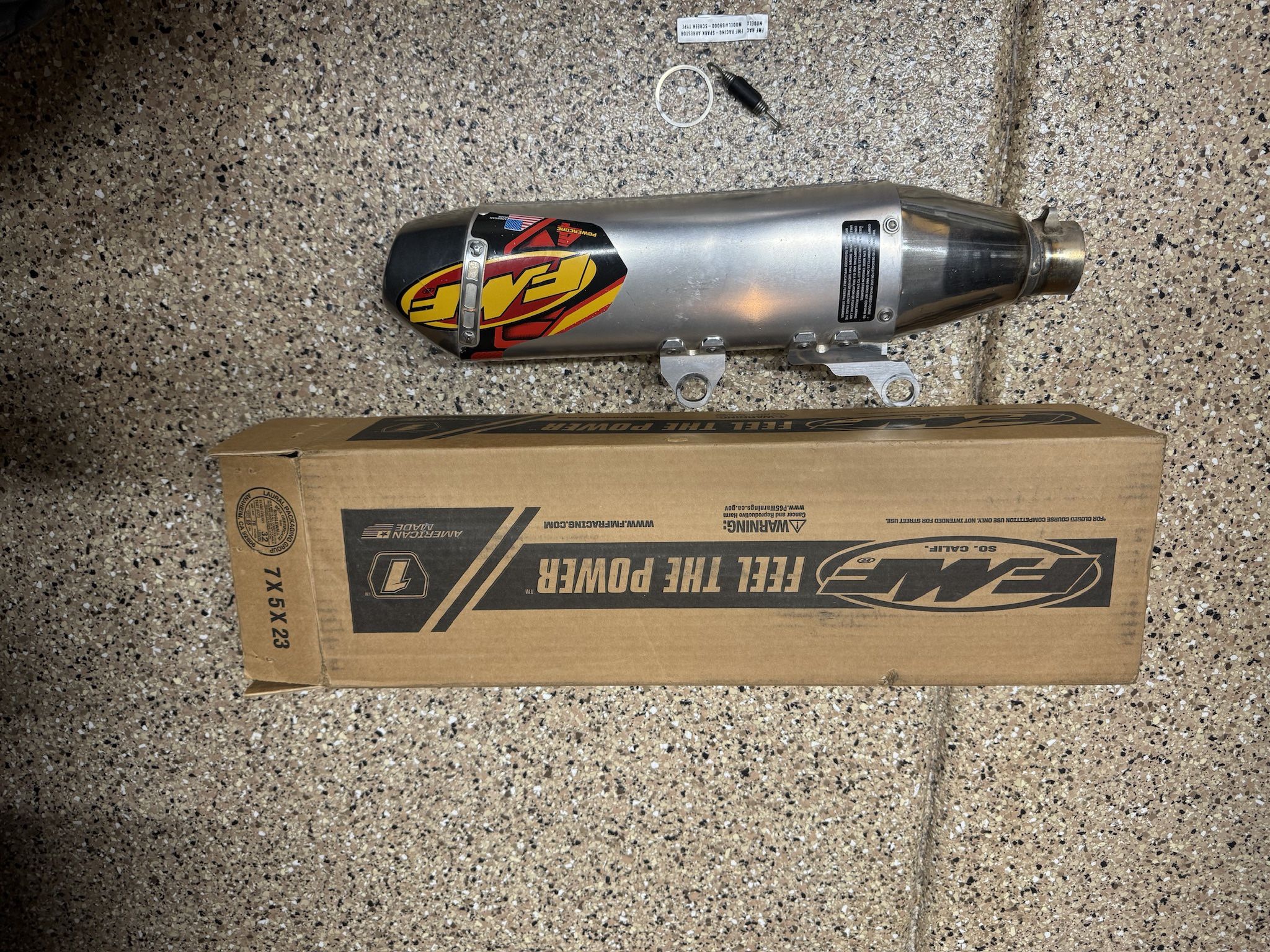 KTM FMF Powercore Q4 Hex Motorcycle Muffler.