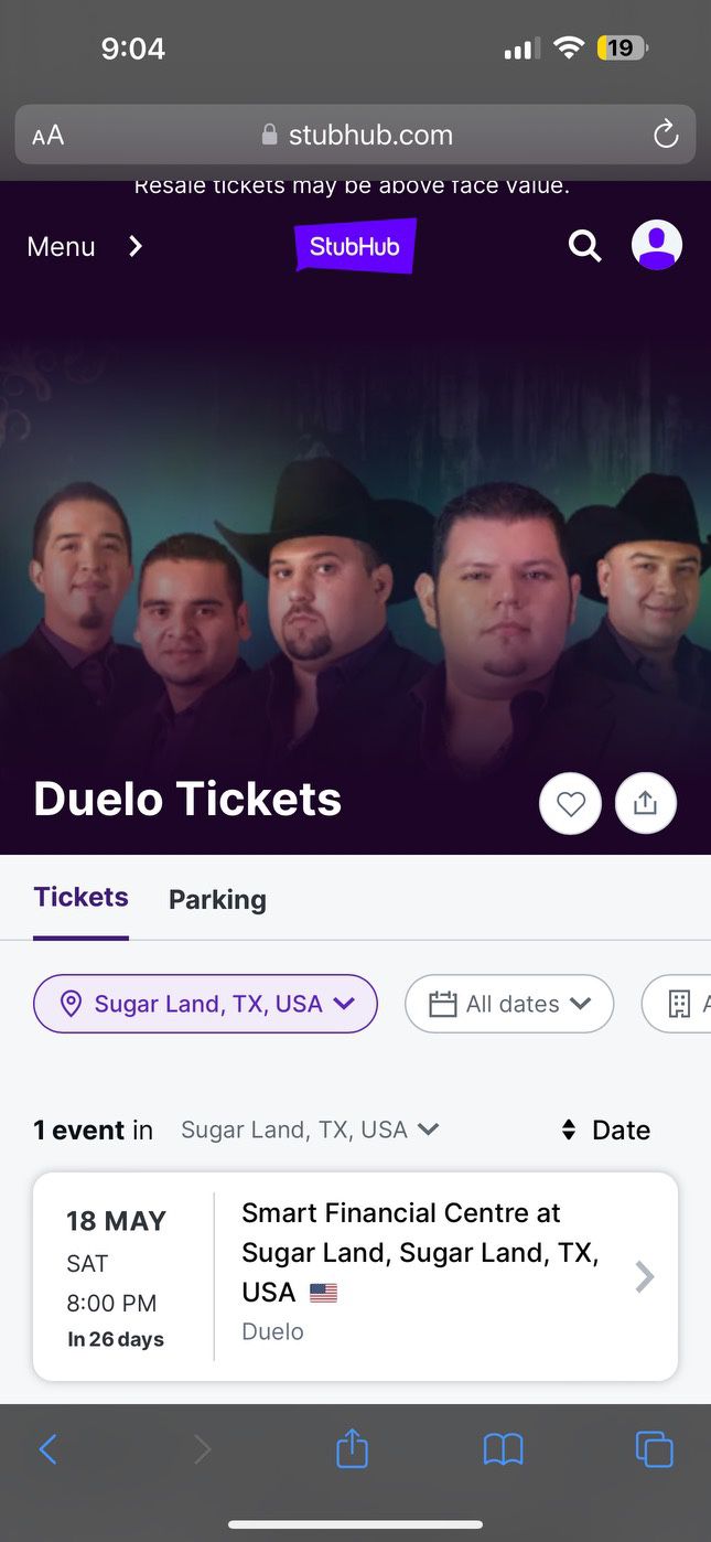 Duelo Tickets