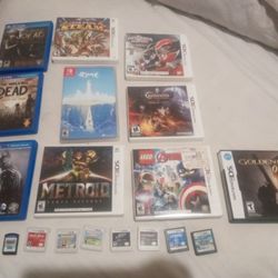 20 Nintendo 3ds Ds Switch Ps Vita Games LOT