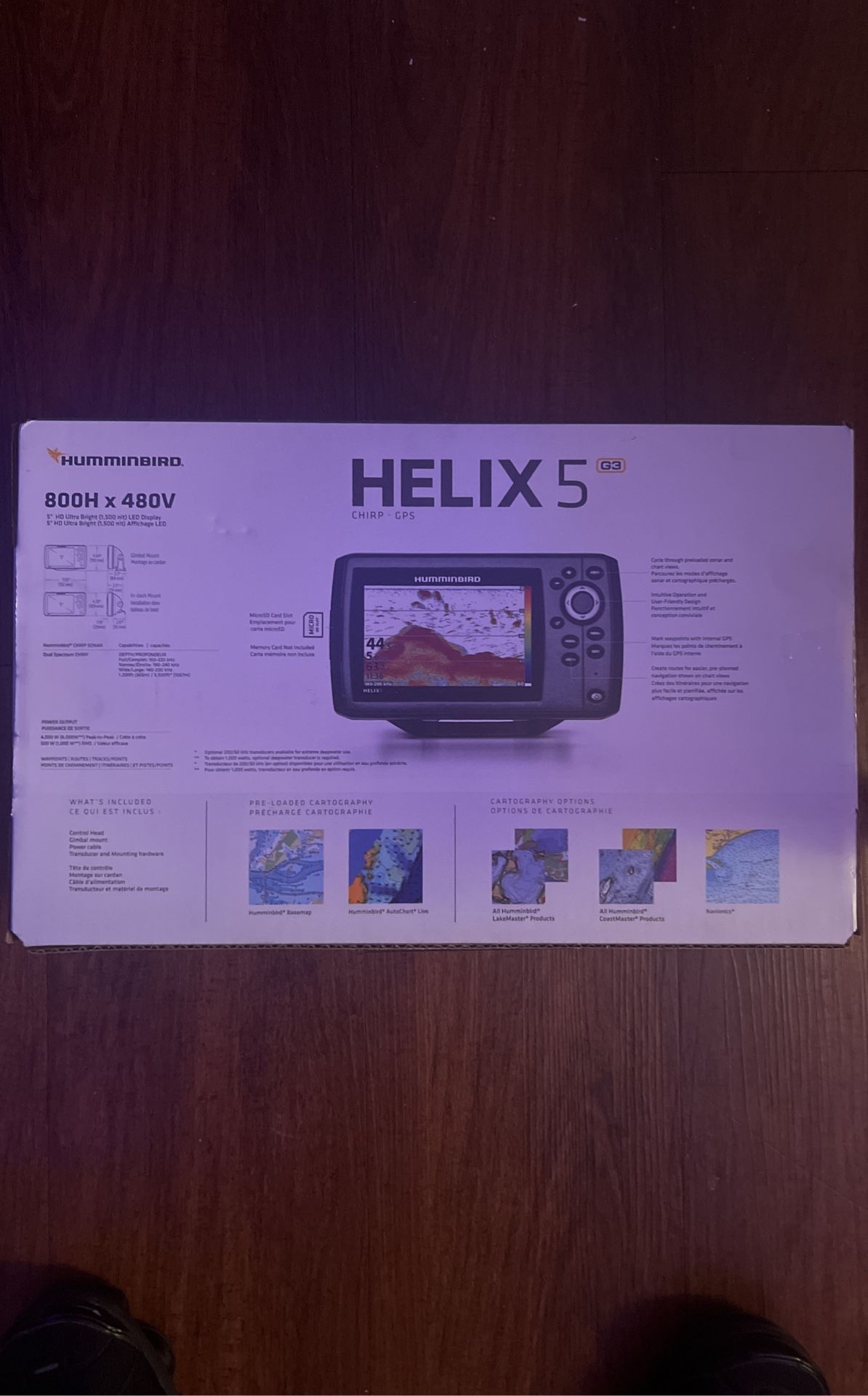 Helix 5 G3. CHIRP - GPS