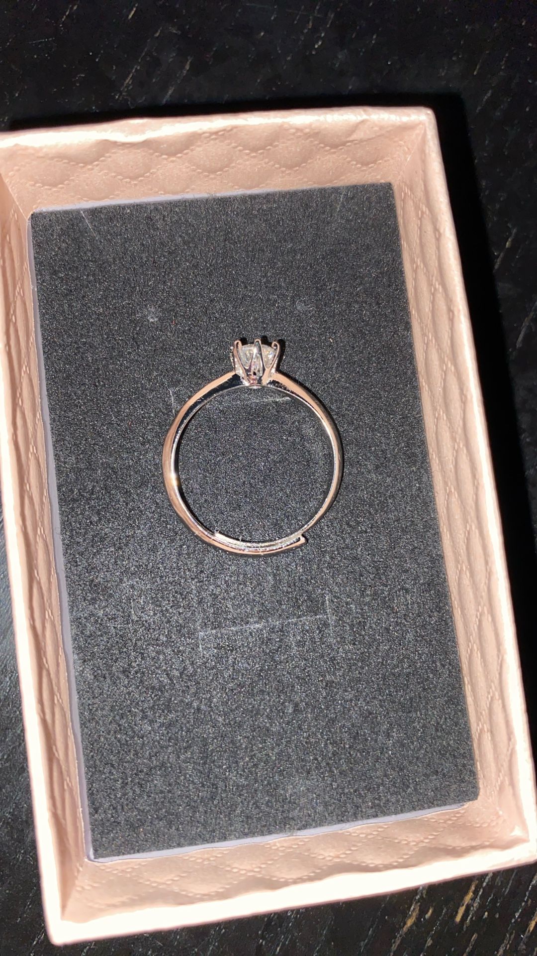 Moissanite Sliver Ring