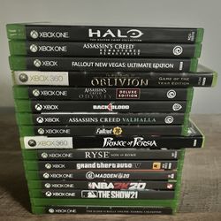 16 Xbox One/360 Games Lot