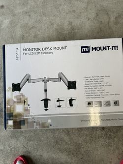 Dual Monitor Desk Mount