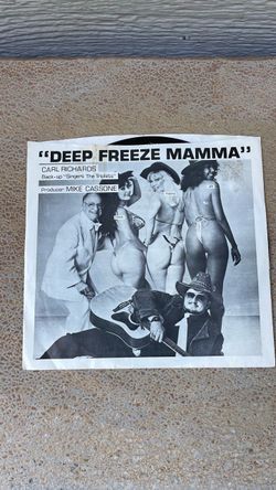 “DEEP FREEZE MAMMA” /  “COUNTRY  BLUES “  by Carl Richards on 45 rpm