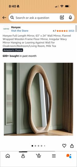 Brand new unopened Full length wall mirror