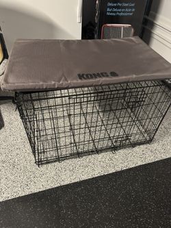 Dog Cage And Pad 24x36x24