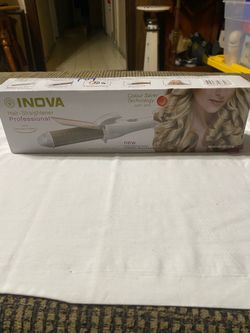 Inova Professional 2-in-1 Hair Straightener and Curler