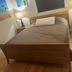King Size Bedroom Set and Mattress 