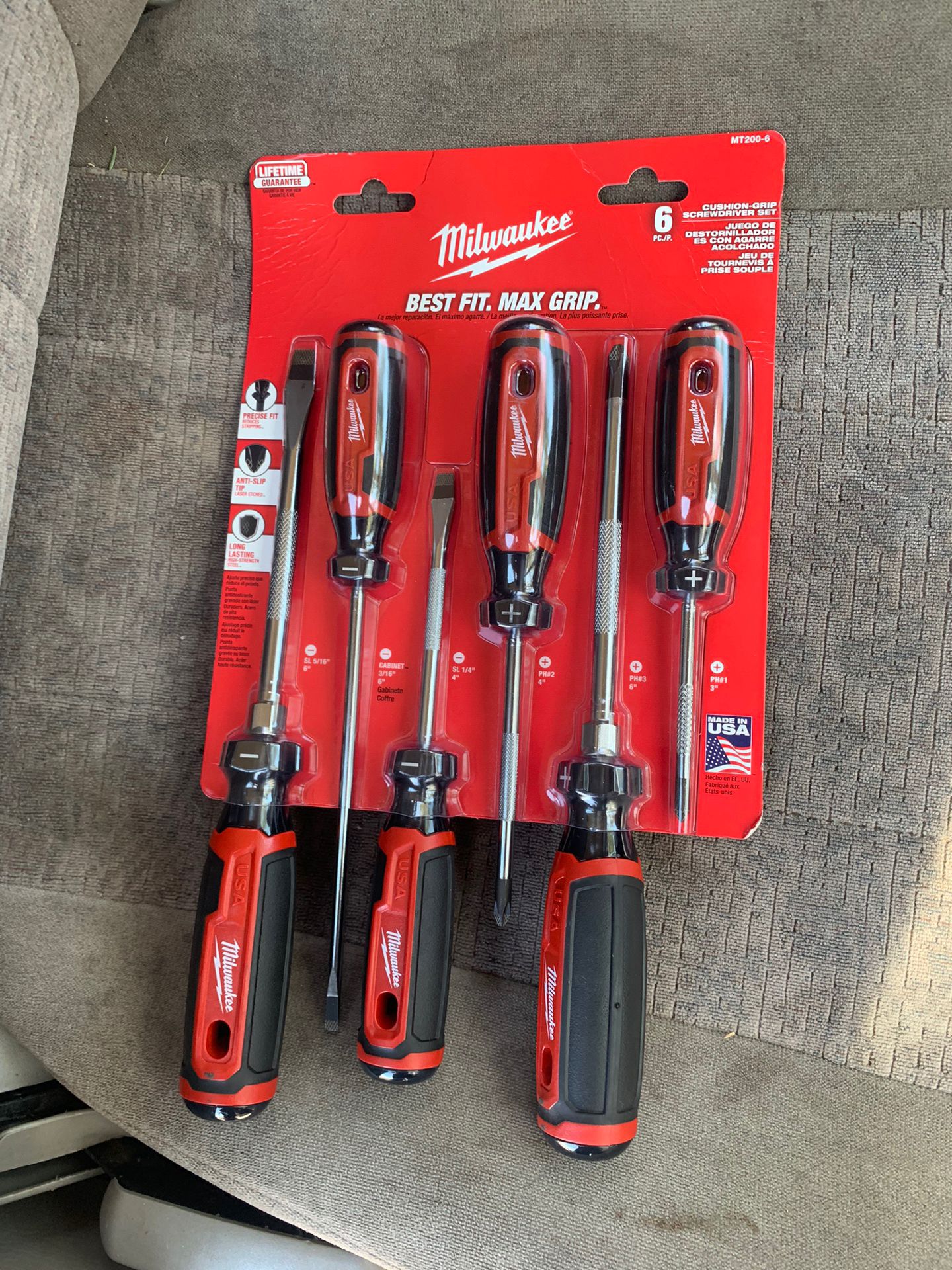 Milwaukee 6pc Screwdriver Set