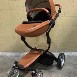 Mima Xari Luxury Stroller - Camel Color w/ Black Chassis Stroller