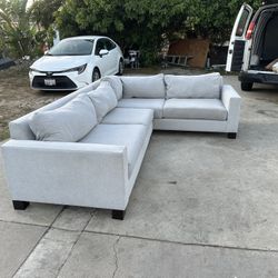 Pampa Gray Sectional Sofa Couch