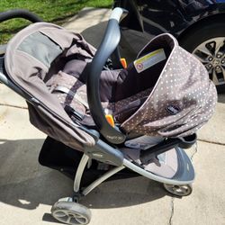 Chicco Vario stroller with car seat and base