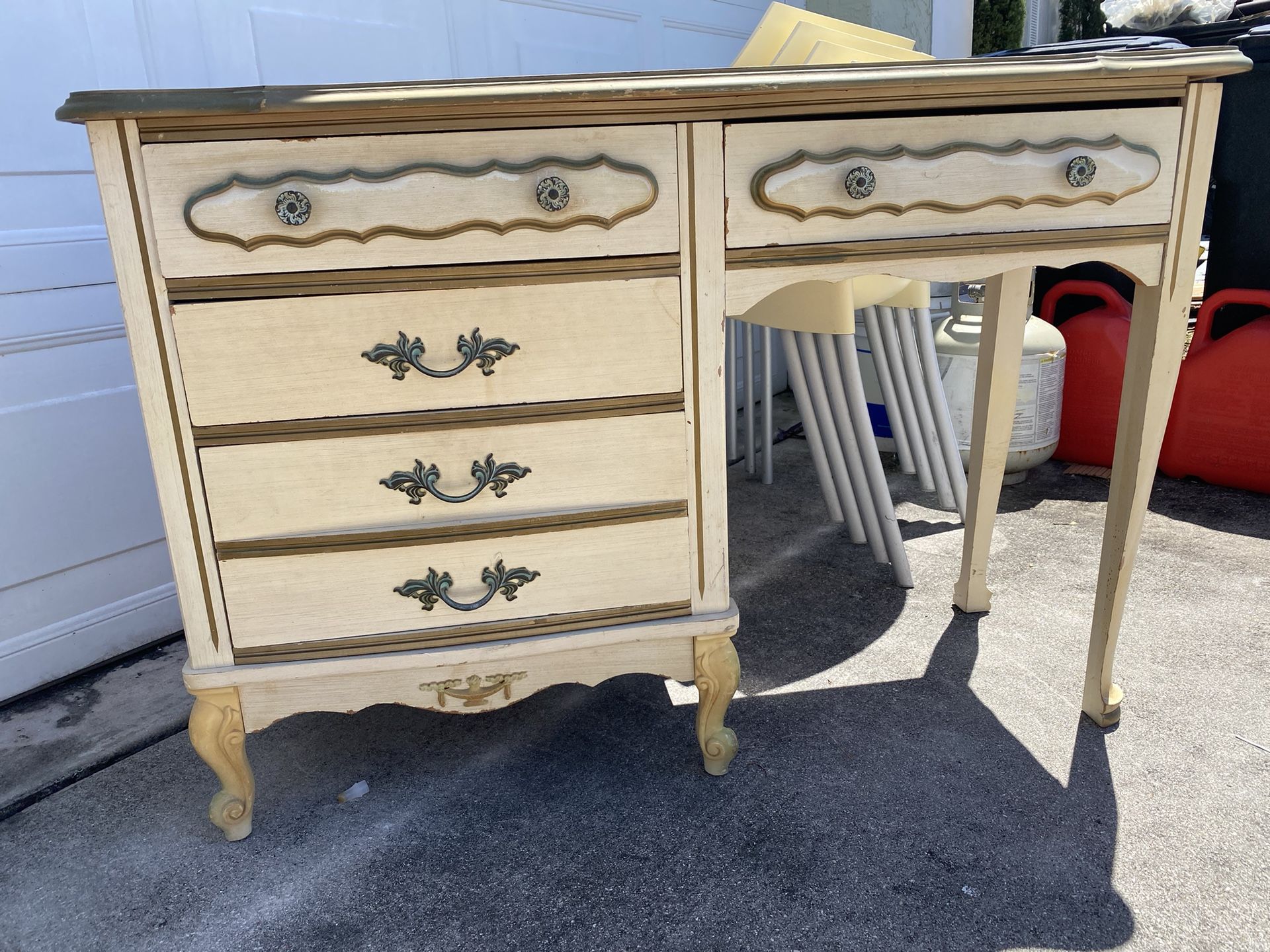 French Provincial Desk Used 