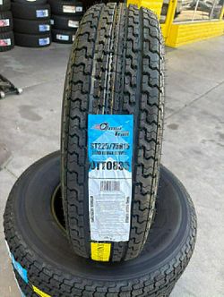 ST 225/75/15 New Set of Trailer Tires 10 ply