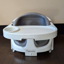 Ingenuity Baby Base 2-in-1 Seat - Slate - Booster Feeding Seat