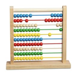 New!  Melissa & Doug Wooden Bead Abacus
