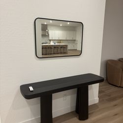 Console Table And mirror