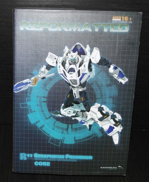Transformers Nova Prime Reformatted R-11 Seraphicus Prominon Core Figure & Power Cradle Set