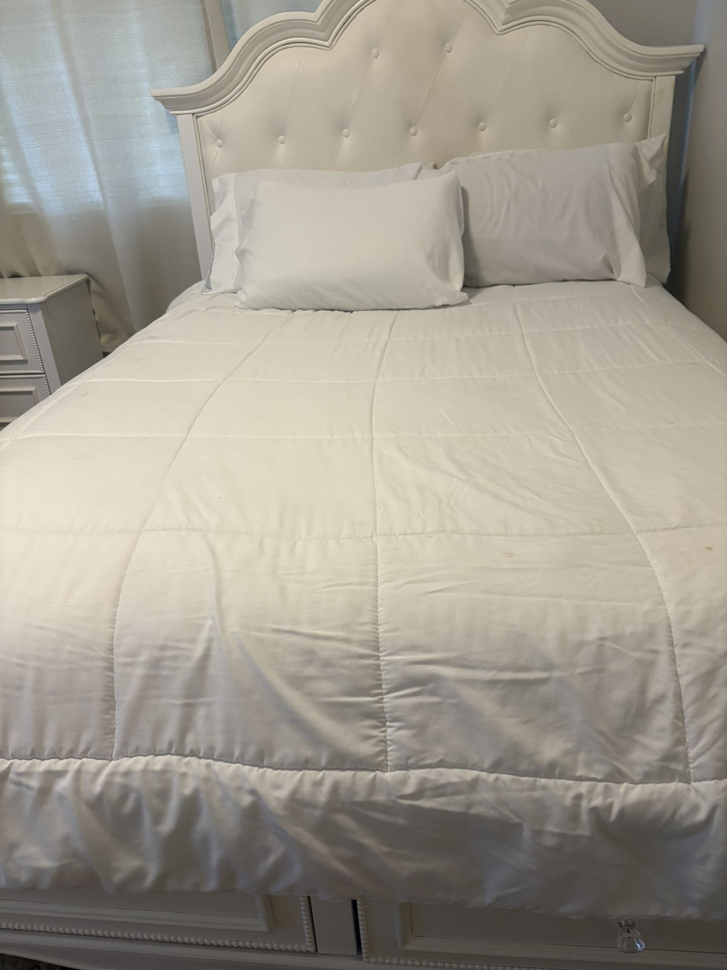 2 Piece Furniture Set White