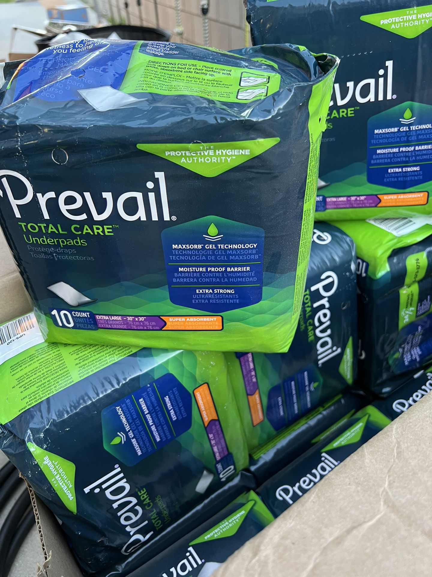 Previal Total Care Underpads 14 Bags 5 Each 