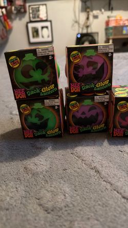 Nee Doh Jack-Glow Lantern Stress Ball Toys