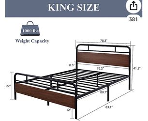 Cama y colchón queen