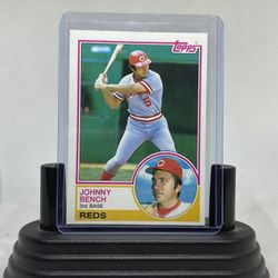 Johnny Bench 1983 Topps Card #60