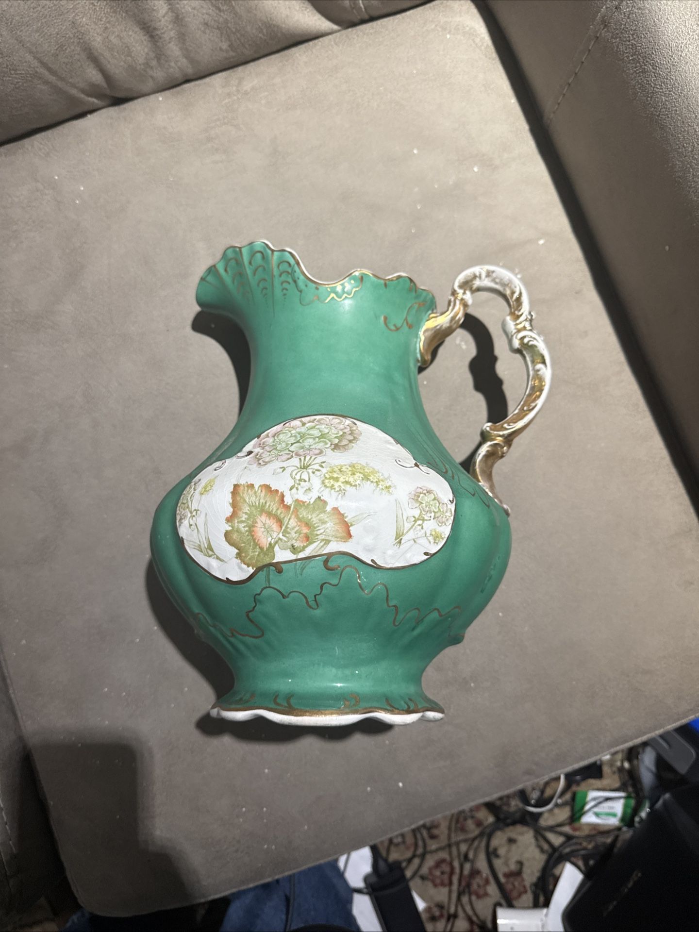 Chamber Pitcher Eastern Palestine Pottery Co