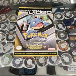 Gameboy Advance Video Pokemon Beach Blank-Out Blastoise/Go West Meowth 