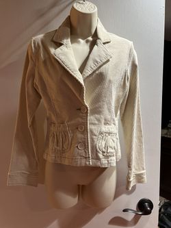 Tulle Corduroy Fitted Jacket