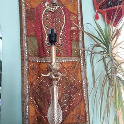 Gold Table Lamp Vintage Style