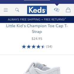 New Keds baby sneakers size 2