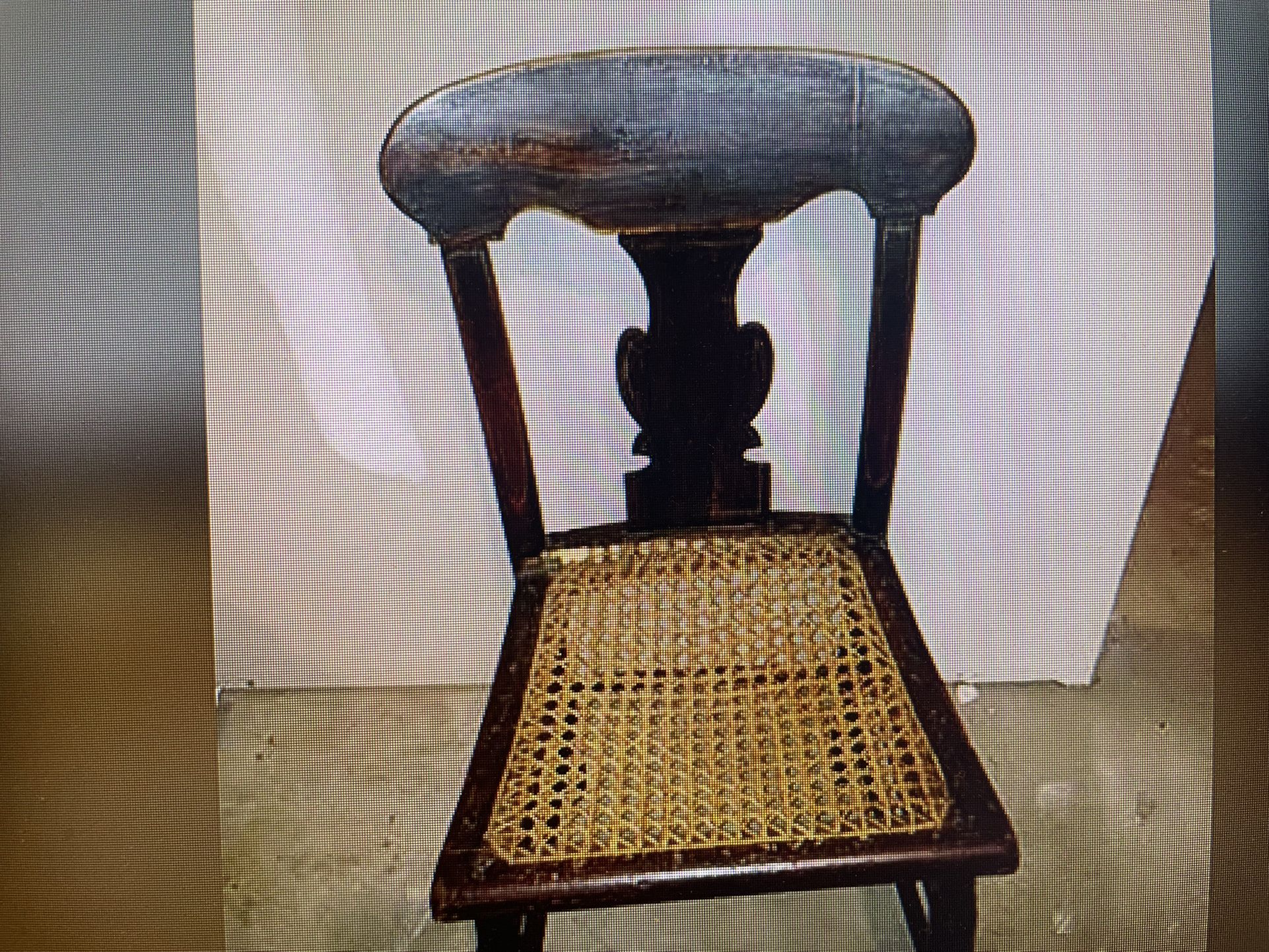 Maine cane Chairs 1899s - 4 Sold As A Set