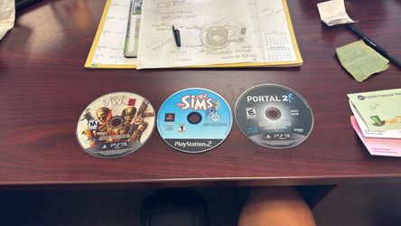 PS3 and PS2 Game Discs Lot of 3