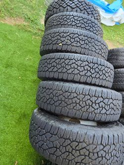 Ford dually rims neww tires metal wheels