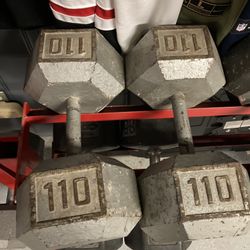 110 Lb Dumbbells(2)